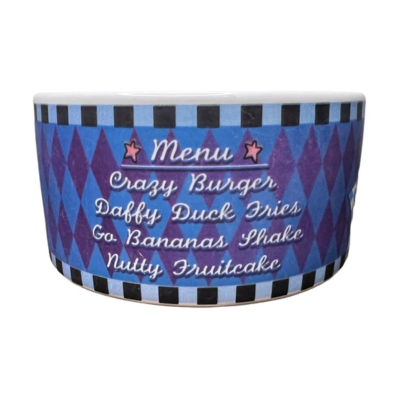 WARNER BROS Looney Tunes 1998 The Bugs Bunny and Daffy Diner Coffee/Soup Mug/Cup - Picture 4 of 12